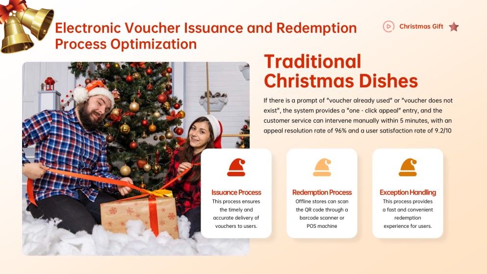 3D Christmas Gift Certificate Template