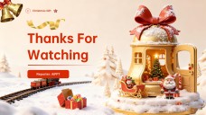 3D Christmas Gift Certificate Template