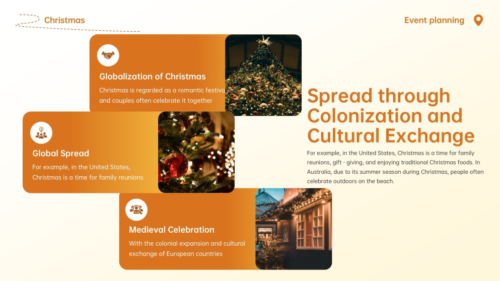 Plantilla de PowerPoint para Evento Navideño Animado en 3D