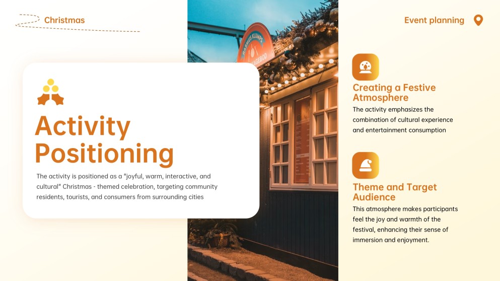 Plantilla de PowerPoint para Evento Navideño Animado en 3D