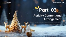 Plantilla de PowerPoint para Evento Navideño Animado en 3D