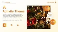 Plantilla de PowerPoint para Evento Navideño Animado en 3D