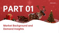 Plantilla de PowerPoint de Negocios de Feliz Navidad