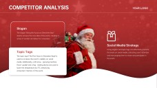 Plantilla de PowerPoint de Negocios de Feliz Navidad