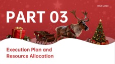 Plantilla de PowerPoint de Negocios de Feliz Navidad