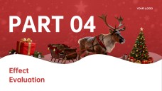 Plantilla de PowerPoint de Negocios de Feliz Navidad