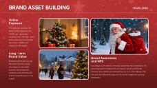 Plantilla de PowerPoint de Negocios de Feliz Navidad