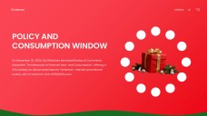 Templat Kad Hadiah Krismas Minimalis Merah dan Hijau