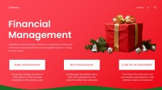 Templat Kad Hadiah Krismas Minimalis Merah dan Hijau