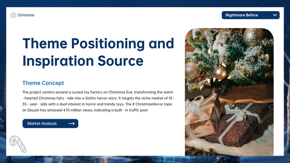 Modelo de PowerPoint de O Estranho Mundo de Jack