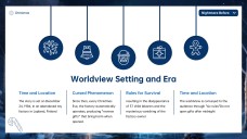 Modelo de PowerPoint de O Estranho Mundo de Jack