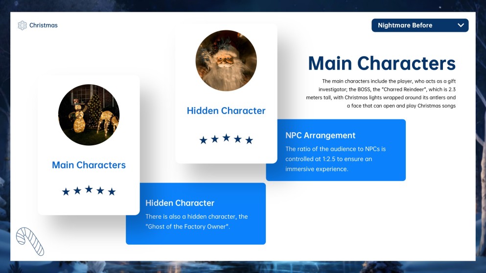 Modelo de PowerPoint de O Estranho Mundo de Jack