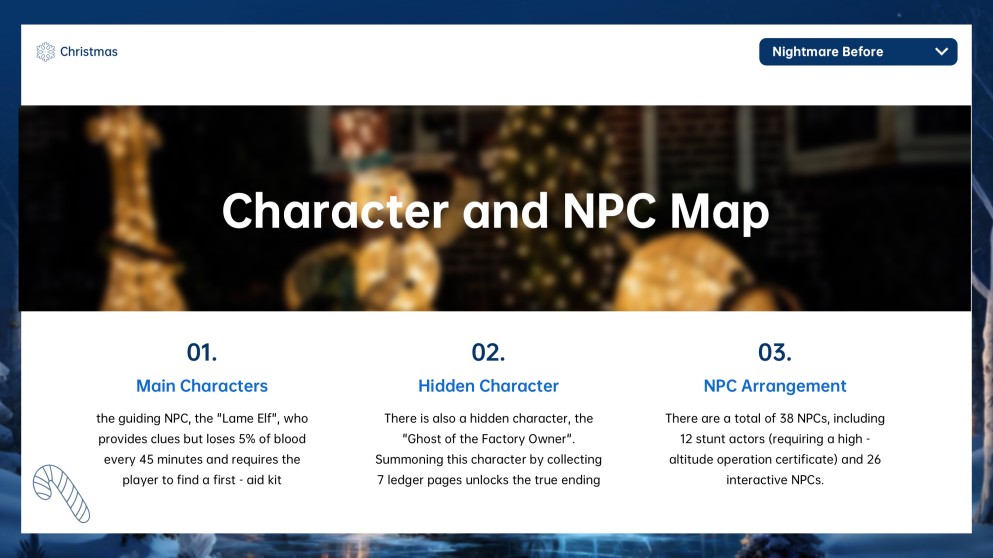 Modelo de PowerPoint de O Estranho Mundo de Jack