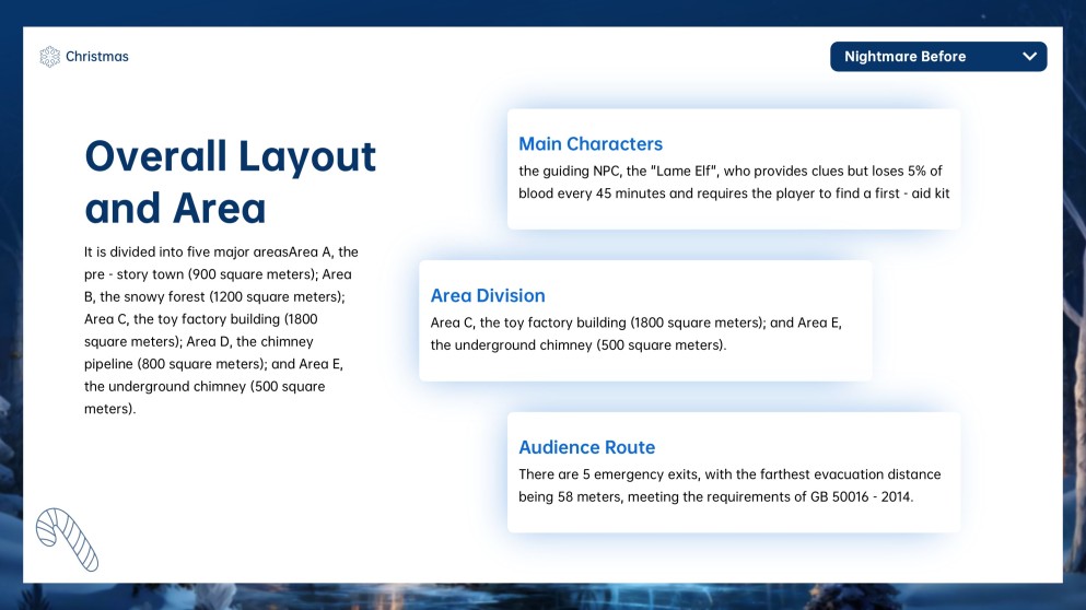 Modelo de PowerPoint de O Estranho Mundo de Jack