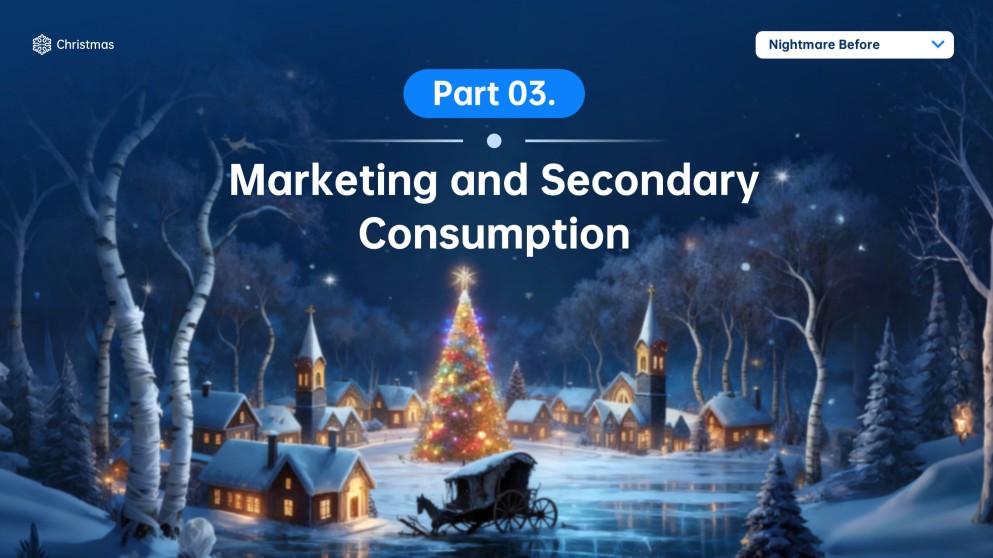 Modelo de PowerPoint de O Estranho Mundo de Jack