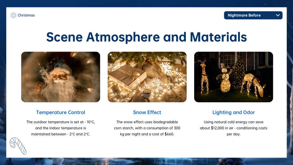 Modelo de PowerPoint de O Estranho Mundo de Jack