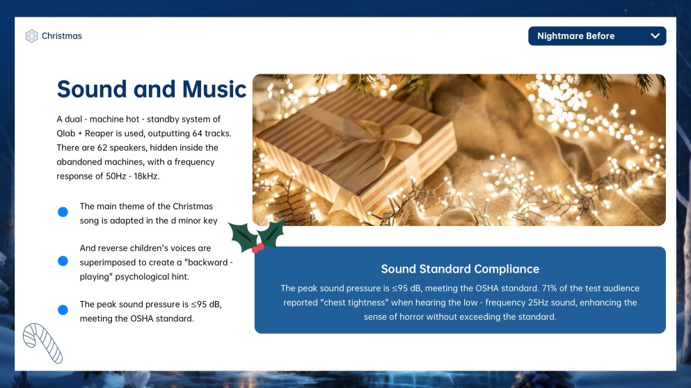 Modelo de PowerPoint de O Estranho Mundo de Jack