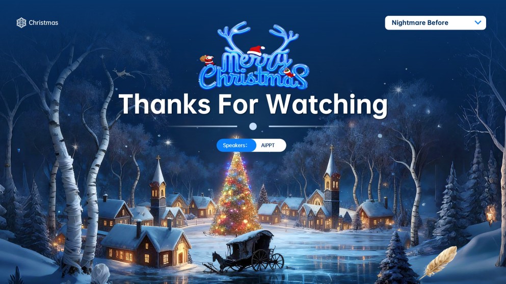 Modelo de PowerPoint de O Estranho Mundo de Jack