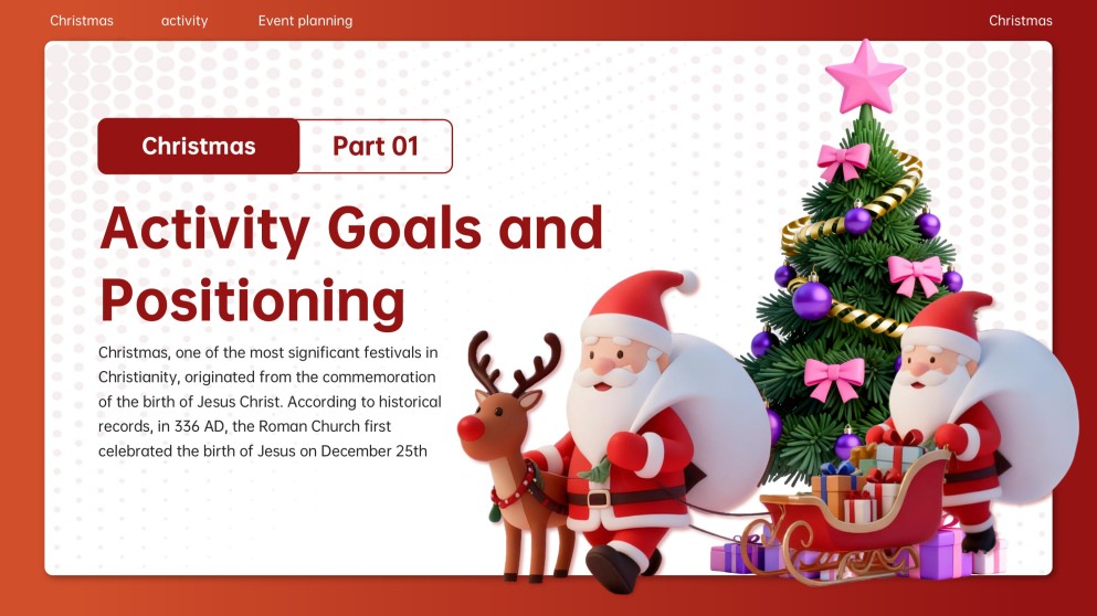 Kostenlose Weihnachts-Cartoon-PowerPoint-Vorlage