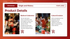 Kostenlose Weihnachts-Cartoon-PowerPoint-Vorlage