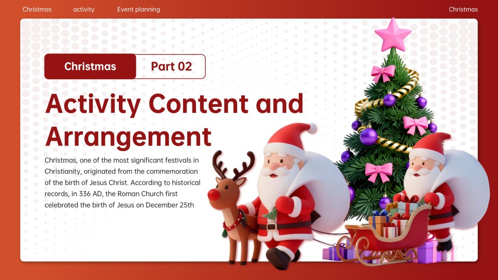 Kostenlose Weihnachts-Cartoon-PowerPoint-Vorlage