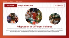 Kostenlose Weihnachts-Cartoon-PowerPoint-Vorlage