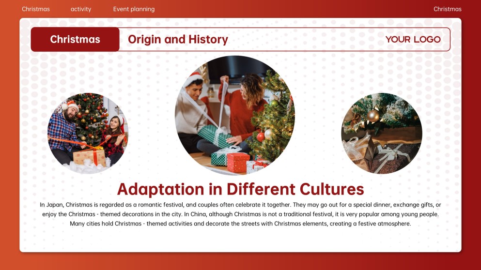 Kostenlose Weihnachts-Cartoon-PowerPoint-Vorlage