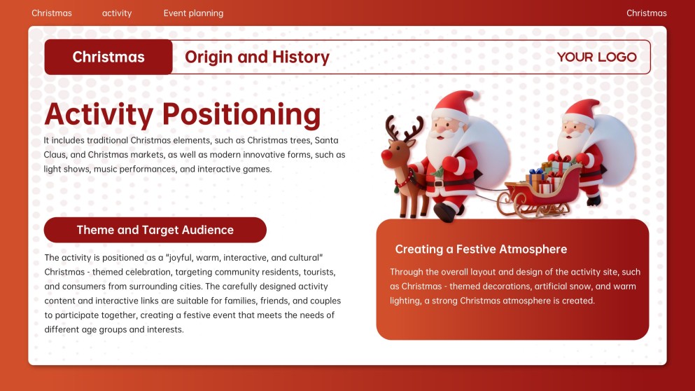 Kostenlose Weihnachts-Cartoon-PowerPoint-Vorlage