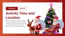 Kostenlose Weihnachts-Cartoon-PowerPoint-Vorlage