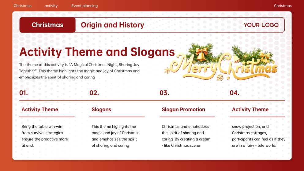 Kostenlose Weihnachts-Cartoon-PowerPoint-Vorlage