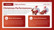 Kostenlose Weihnachts-Cartoon-PowerPoint-Vorlage