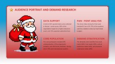 Plantilla de PowerPoint de Fondo de Navidad en Pixel Art