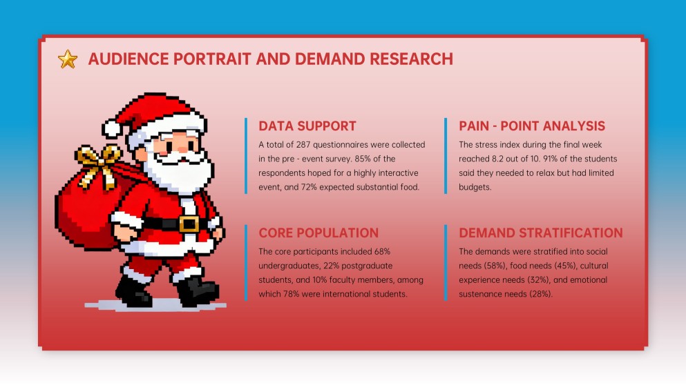 Plantilla de PowerPoint de Fondo de Navidad en Pixel Art