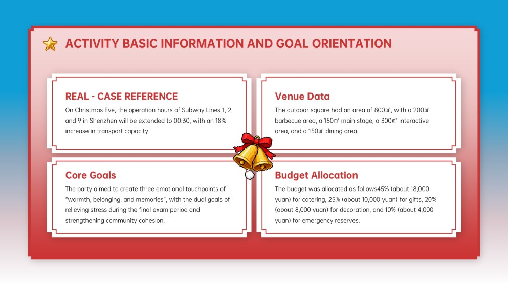 Plantilla de PowerPoint de Fondo de Navidad en Pixel Art