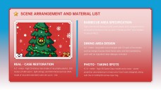Plantilla de PowerPoint de Fondo de Navidad en Pixel Art