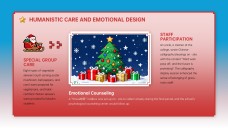 Plantilla de PowerPoint de Fondo de Navidad en Pixel Art