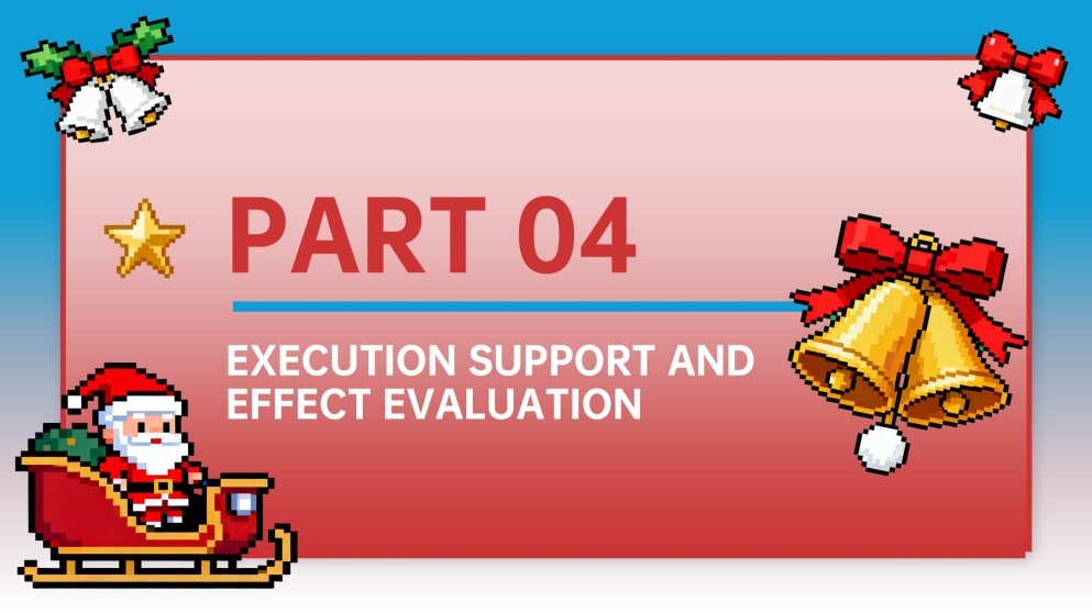 Plantilla de PowerPoint de Fondo de Navidad en Pixel Art