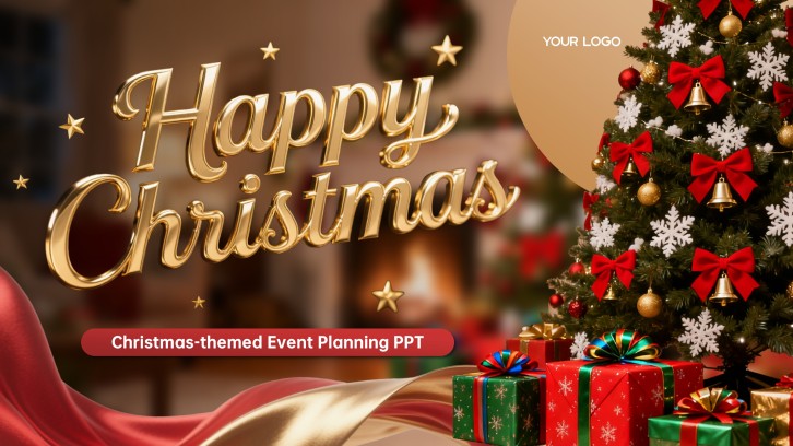 Free 12 Days of Christmas PowerPoint Template & Google Slides