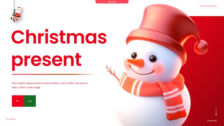 Free Christmas Present Pop Up Card Template (PPT & Printable)