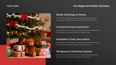 Free Black & Red Christian Christmas PowerPoint Templates