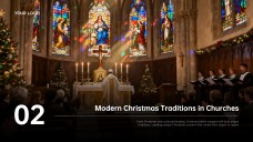 Free Black & Red Christian Christmas PowerPoint Templates