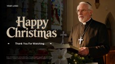 Free Black & Red Christian Christmas PowerPoint Templates