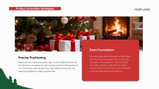 แม่แบบ PowerPoint ต้นคริสต์มาสมินิมอลฟรี & Google Slides