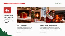 แม่แบบ PowerPoint ต้นคริสต์มาสมินิมอลฟรี & Google Slides