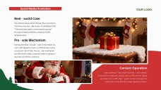 แม่แบบ PowerPoint ต้นคริสต์มาสมินิมอลฟรี & Google Slides