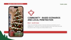 แม่แบบ PowerPoint ต้นคริสต์มาสมินิมอลฟรี & Google Slides