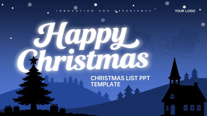 Kostenlose Weihnachtsgeschenk-Spreadsheet-PowerPoint-Vorlage