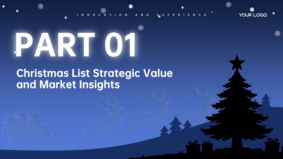 Modelo de PowerPoint de Planilha de Presente de Natal Grátis