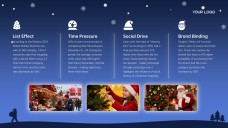 Modelo de PowerPoint de Planilha de Presente de Natal Grátis