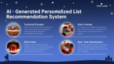 Modelo de PowerPoint de Planilha de Presente de Natal Grátis